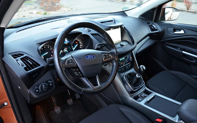 Ford Kuga cena 73900 przebieg: 86000, rok produkcji 2017 z Chodzież małe 781